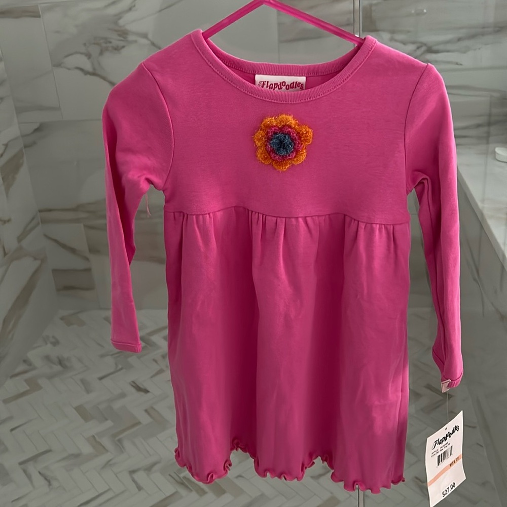 Flapdoodles Cotton Dress (2T)